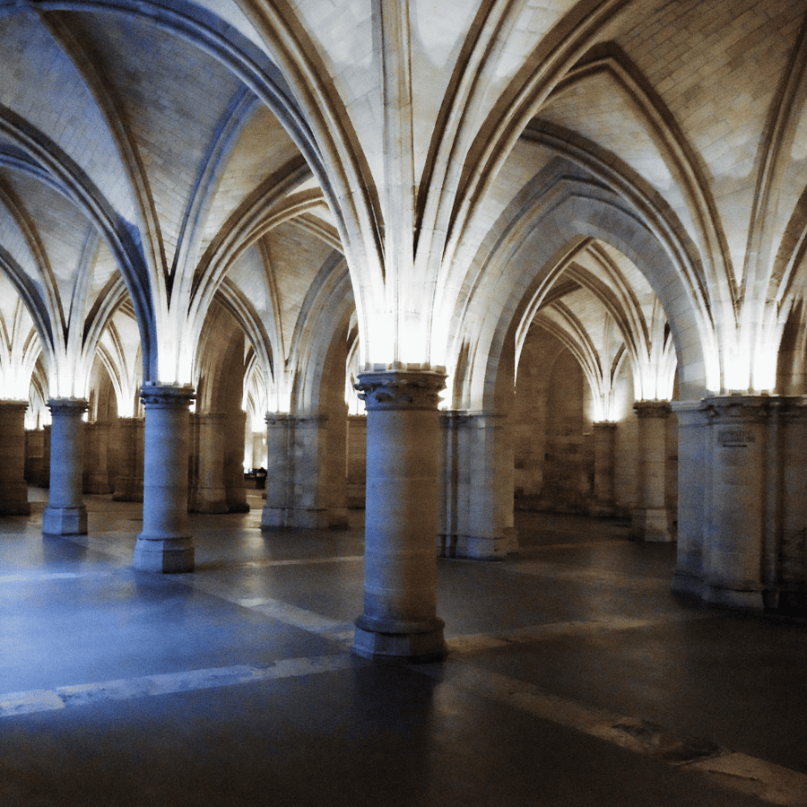 An abstract series of archways