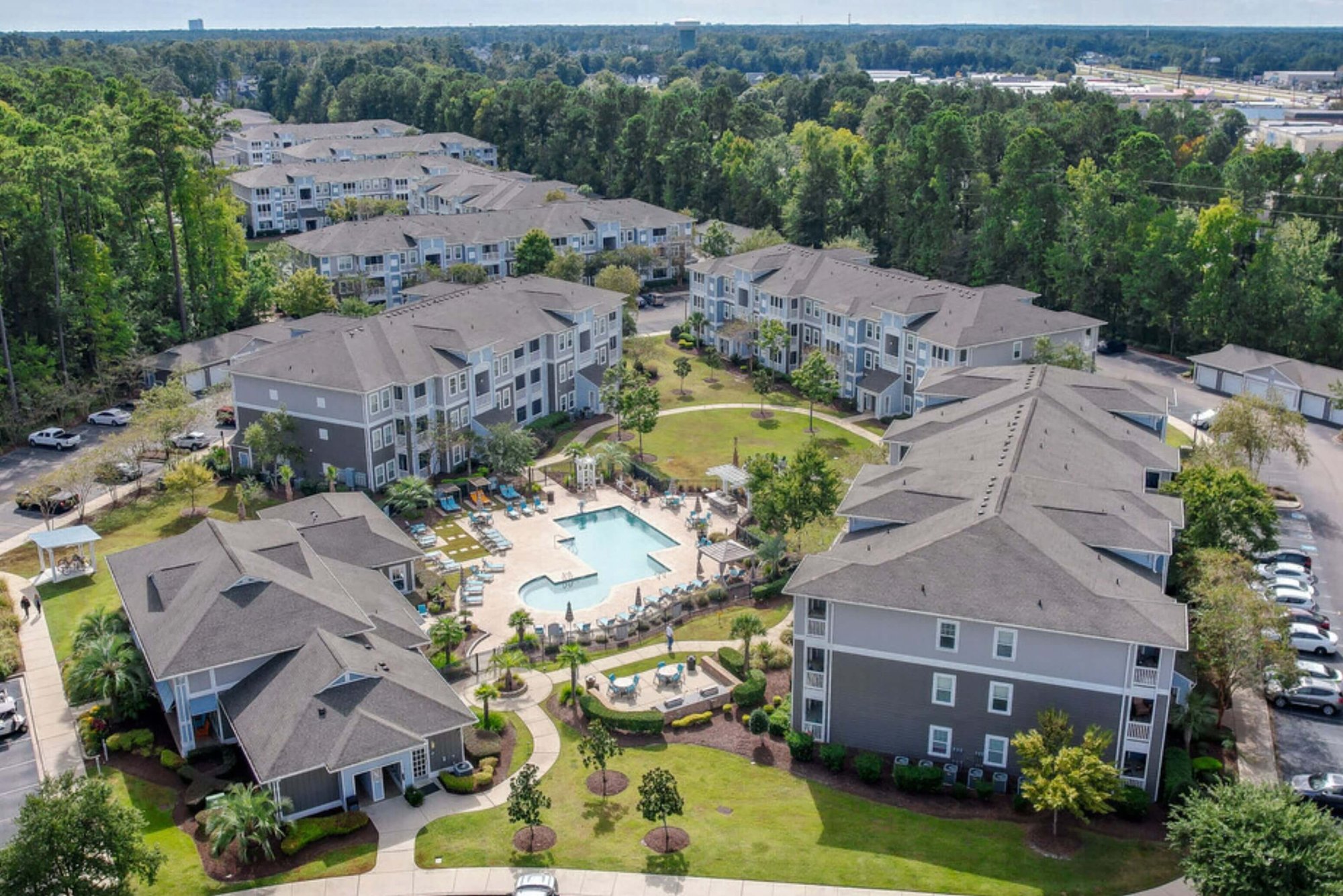 Multifamily Property with a Pool